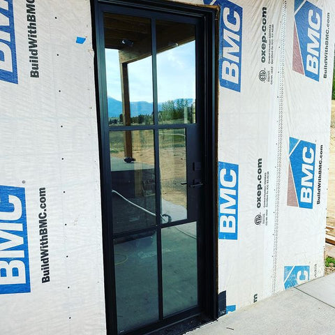 Pre-Order Light 6 - Single-Steel French Doors-Black Diamond Iron Doors Pre-Order Light 6 - Single-Steel French Doors-Black Diamond Iron Doors