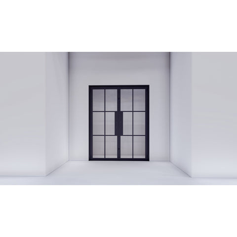 Light 6 - Double-Steel French Doors-Black Diamond Iron Doors Light 6 - Double-Steel French Doors-Black Diamond Iron Doors