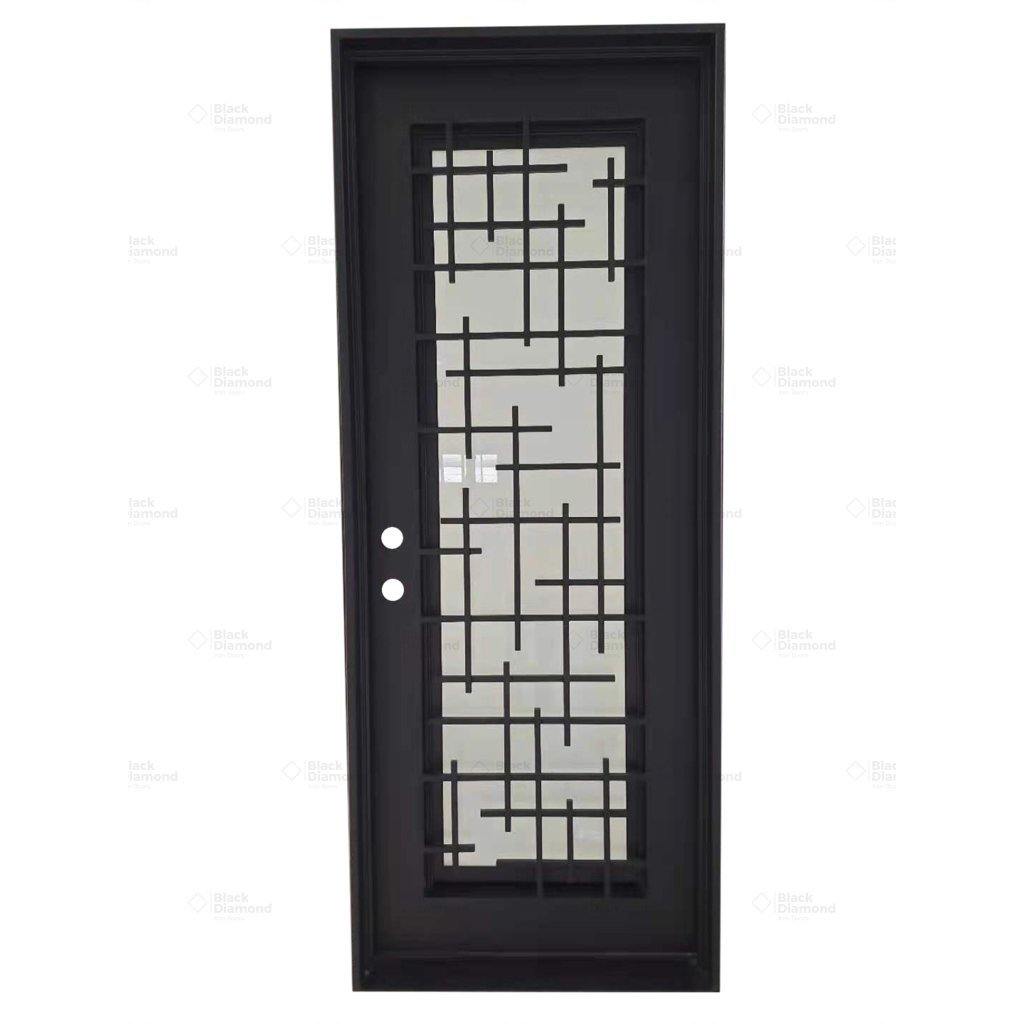 Pre-Order Milan Double-Wrought Iron Doors-Black Diamond Iron Doors Pre-Order Milan Double-Wrought Iron Doors-Black Diamond Iron Doors