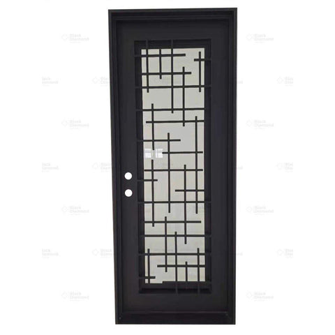 Pre-Order Milan Single-Wrought Iron Doors-Black Diamond Iron Doors Pre-Order Milan Single-Wrought Iron Doors-Black Diamond Iron Doors