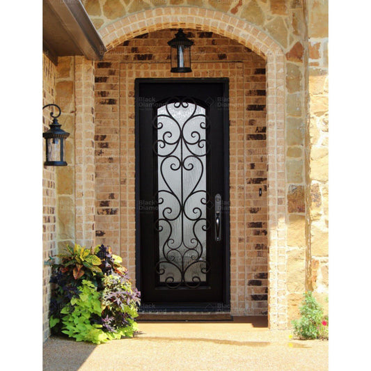 Pre-Order: Bormio | Wrought Iron Door (Ships 16-18 Weeks)