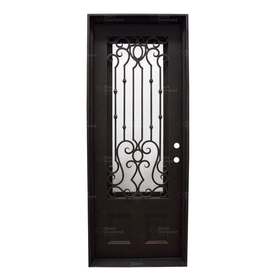 Pre-Order: Chamonix | Wrought Iron Door (Ships 16-18 Weeks)