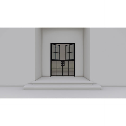 Pre-Order: Light 8 - Double Dutch | Steel French Doors (Ships 16-18 Weeks)