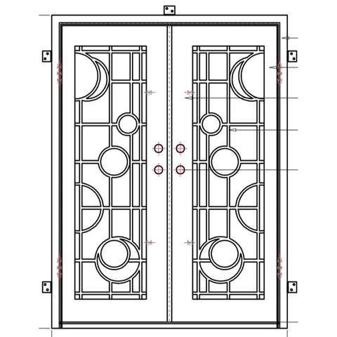 Pre-Order San Francisco-Wrought Iron Doors-Black Diamond Iron Doors Pre-Order San Francisco-Wrought Iron Doors-Black Diamond Iron Doors
