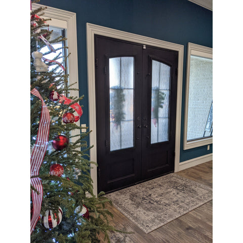 Telluride Double-Wrought Iron Doors-Black Diamond Iron Doors Telluride Double-Wrought Iron Doors-Black Diamond Iron Doors