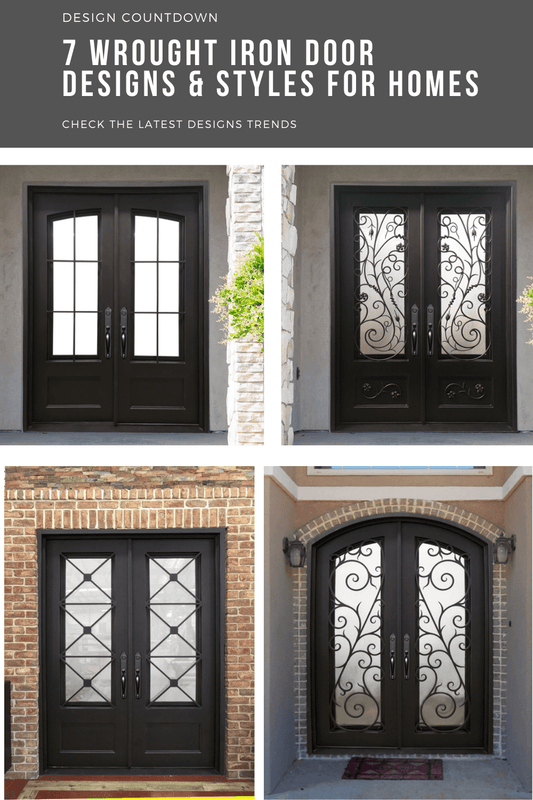 The Ultimate Guide: 7 Wrought Iron Door Designs For Homes - Black Diamond Iron Doors