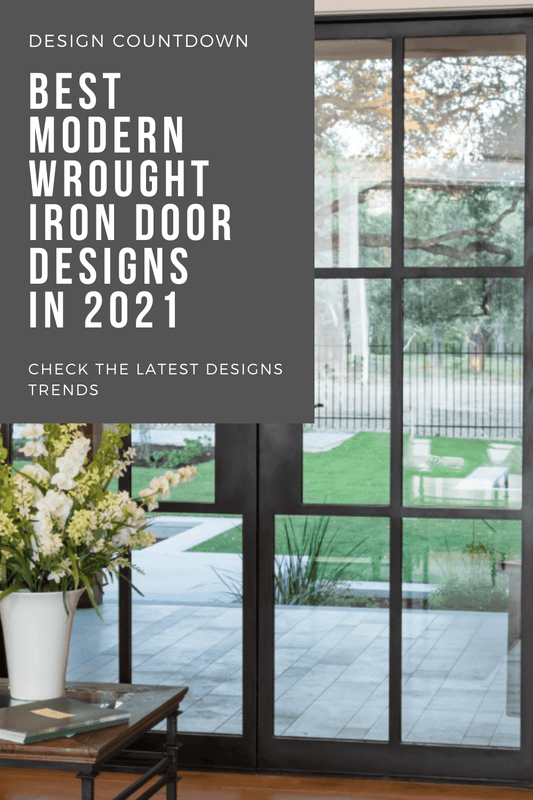 Modern Wrought Iron Door Designs For 2021 | Black Diamond Iron Doors - Black Diamond Iron Doors