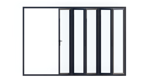 Light 1 - Aluminum Bi-Fold Door (Arriving 8/15/25) | Aluminum Bi-Fold Doors