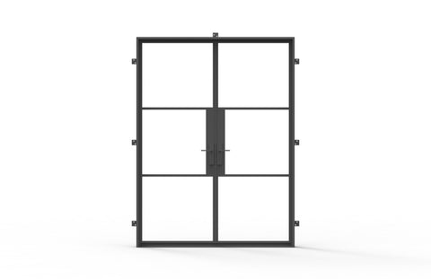 Pre-Order: Light 3S Interior - Double (No Threshold) | Cold Rolled Steel Doors (Ships 16-18 Weeks)