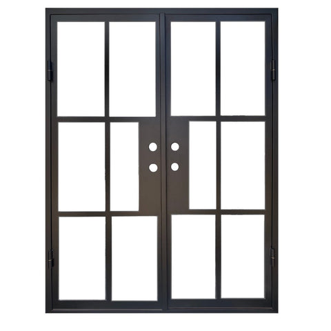 Light 6 Double (Cold Weather + Thermal Break) | Steel French Doors