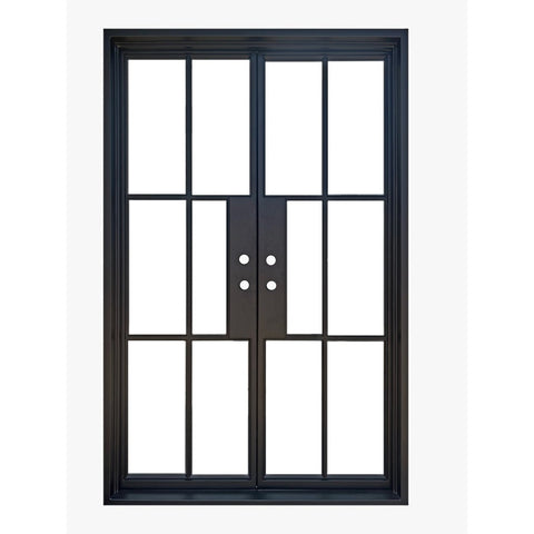 Light 6 - Double (Cold Weather + Thermal Break) | Steel French Doors