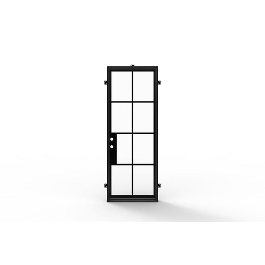 Pre-Order: Light 8 Single | Steel French Doors (Ships 16-18 Weeks)
