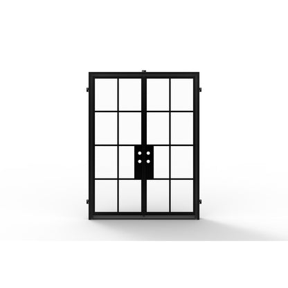 Pre-Order: Light 8 - Double | Steel French Doors (Ships 16-18 Weeks)