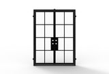 Light 8 - Double (Cold Weather + Thermal Break) | Steel French Doors