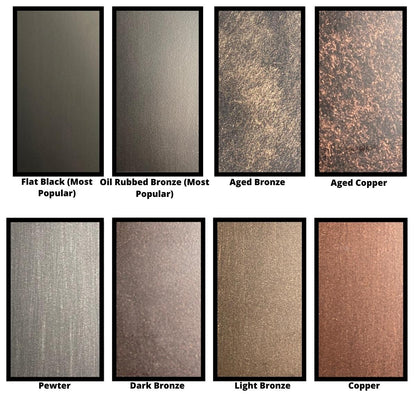 Color Samples-Black Diamond Iron Doors