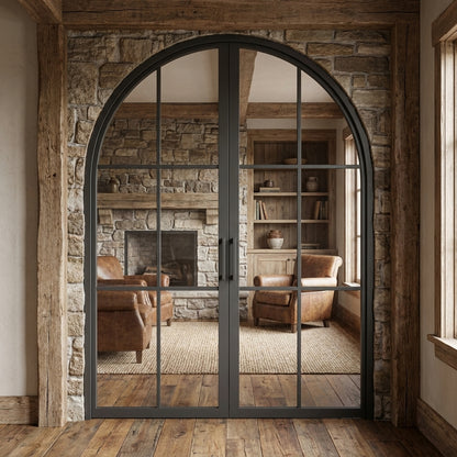 Light 6 Interior - Double - Arch (Arriving 9/15/26) | Steel Interior Door