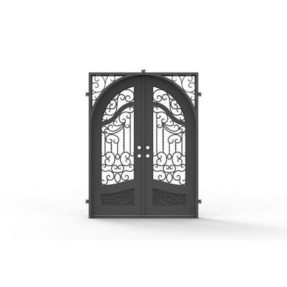 Pre-Order: Aspen 2 Double | Wrought Iron Door (Ships 16-18 Weeks)