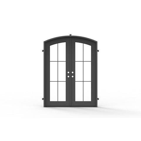 Pre-Order: Beaver Creek Double | Wrought Iron Door (Ships 16-18 Weeks)