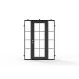 Pre-Order: Beaver Creek Single + Sidelights | Steel French Doors (Ships 16-18 Weeks)