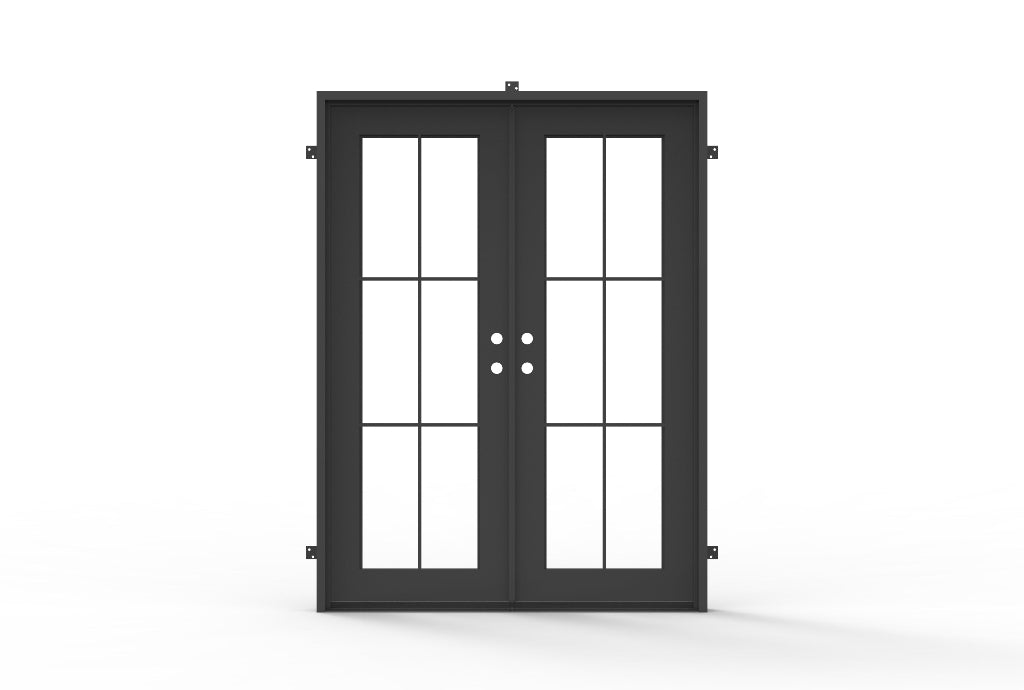 Beaver Creek Double | Wrought Iron Door