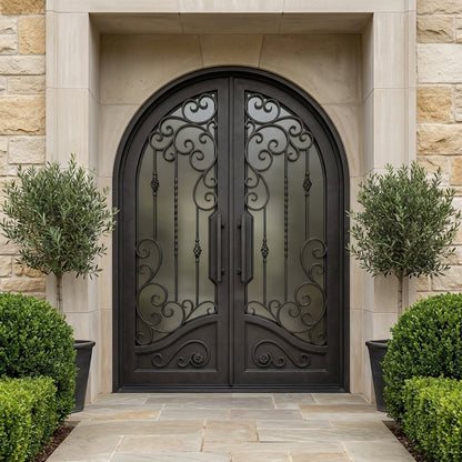 Big Sky 2 - Arch | Wrought Iron Door