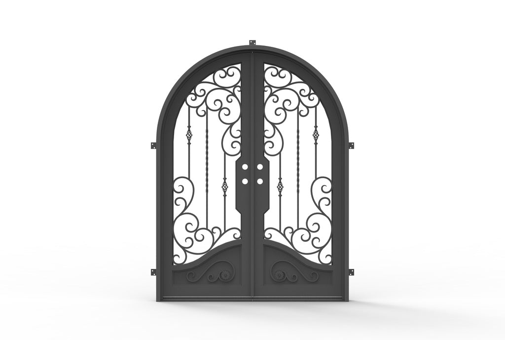 Big Sky 2 - Arch | Wrought Iron Door