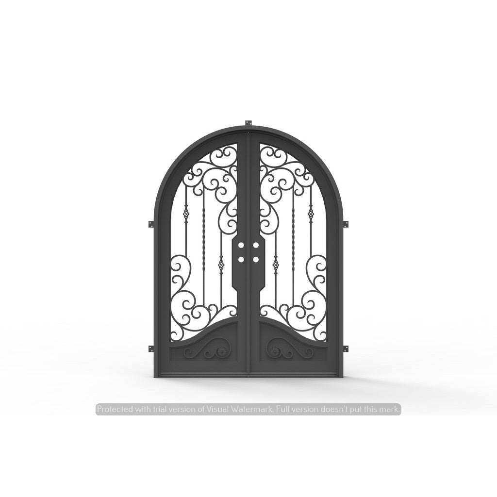 Big Sky 2 - Arch | Wrought Iron Door