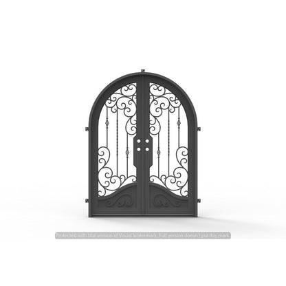 Big Sky 2 - Arch | Wrought Iron Door