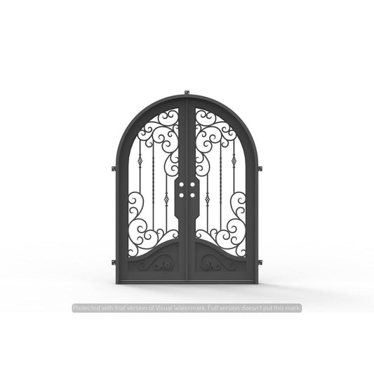 Big Sky 2 - Arch | Wrought Iron Door