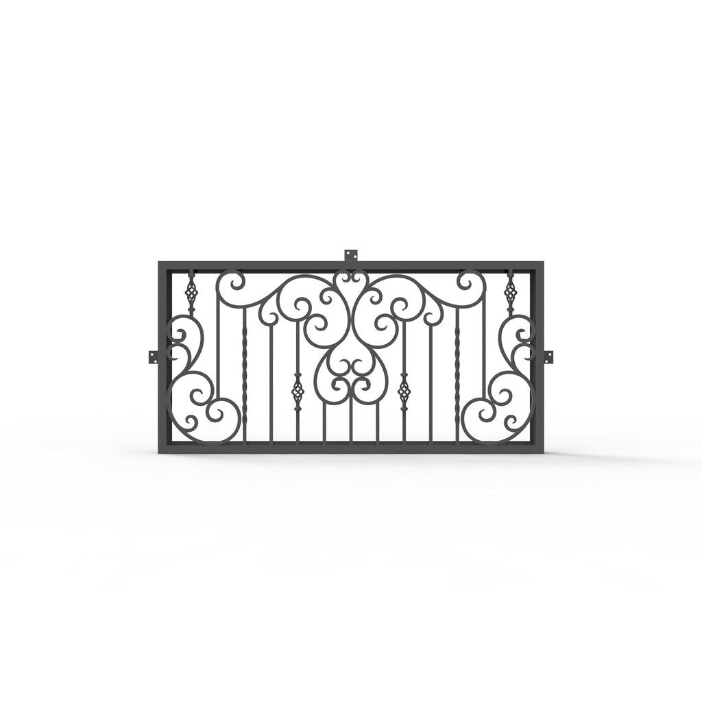 Pre-Order: Big Sky 2 Transom | Wrought Iron Door (Ships 16-18 Weeks)