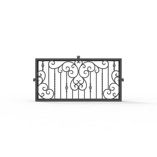 Pre-Order: Big Sky 2 Transom | Wrought Iron Door (Ships 16-18 Weeks)