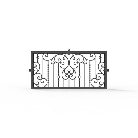 Pre-Order: Big Sky 2 Transom | Wrought Iron Door (Ships 16-18 Weeks)