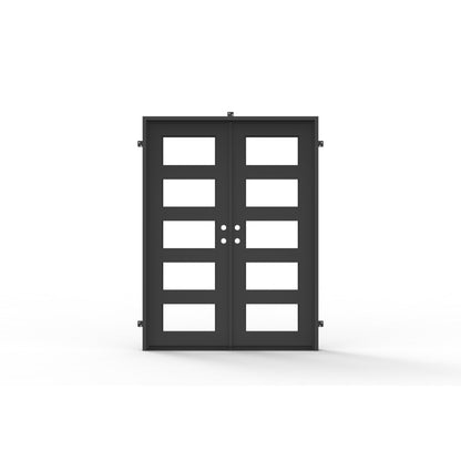 Chicago 5 Double | Wrought Iron Door