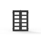 Chicago 5 Double | Wrought Iron Door