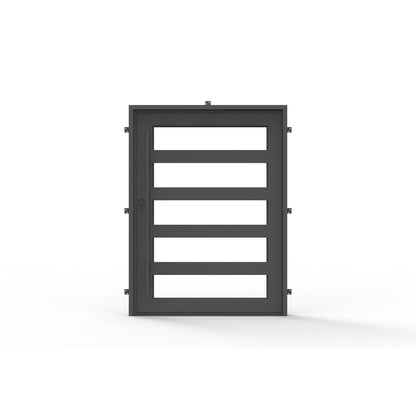 Pre-Order: Chicago 5 Pivot (Ships 22-24 Weeks) | Steel Pivot Doors