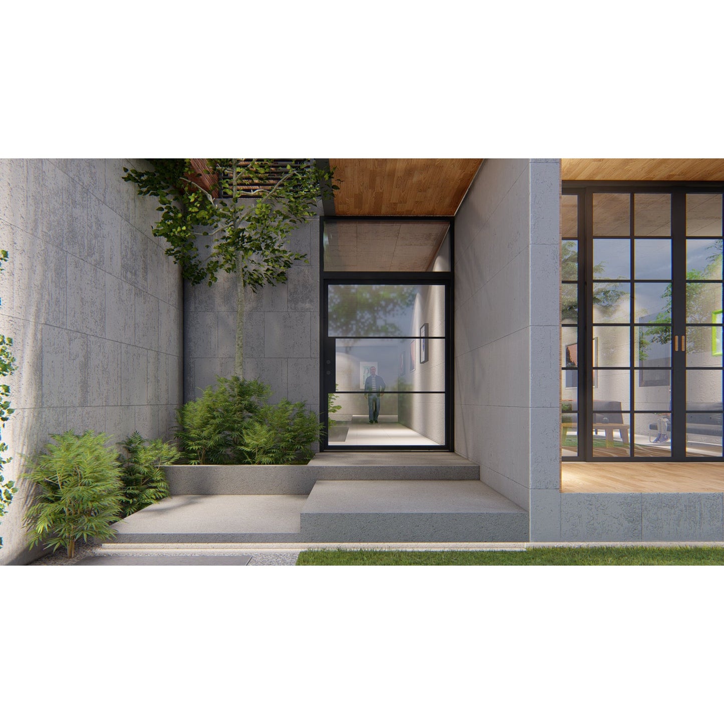 Light 3 - Pivot | Steel Pivot Doors