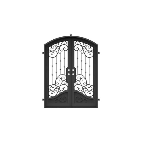 Pre-Order: Dallas Double | Wrought Iron Door (Ships 16-18 Weeks)