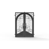 Pre-Order: Dallas Double (Cold Weather + Thermal Break) | Wrought Iron Door (Ships 16-18 Weeks)