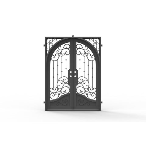 Pre-Order: Dallas Double | Wrought Iron Door (Ships 16-18 Weeks)