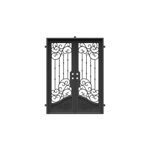 Pre-Order: Dallas Double | Wrought Iron Door (Ships 16-18 Weeks)