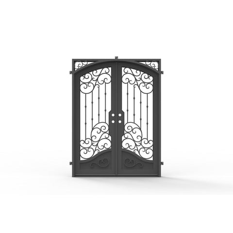 Pre-Order: Dallas Double | Wrought Iron Door (Ships 16-18 Weeks)