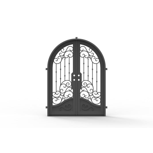 Pre-Order: Dallas Double | Wrought Iron Door (Ships 16-18 Weeks)