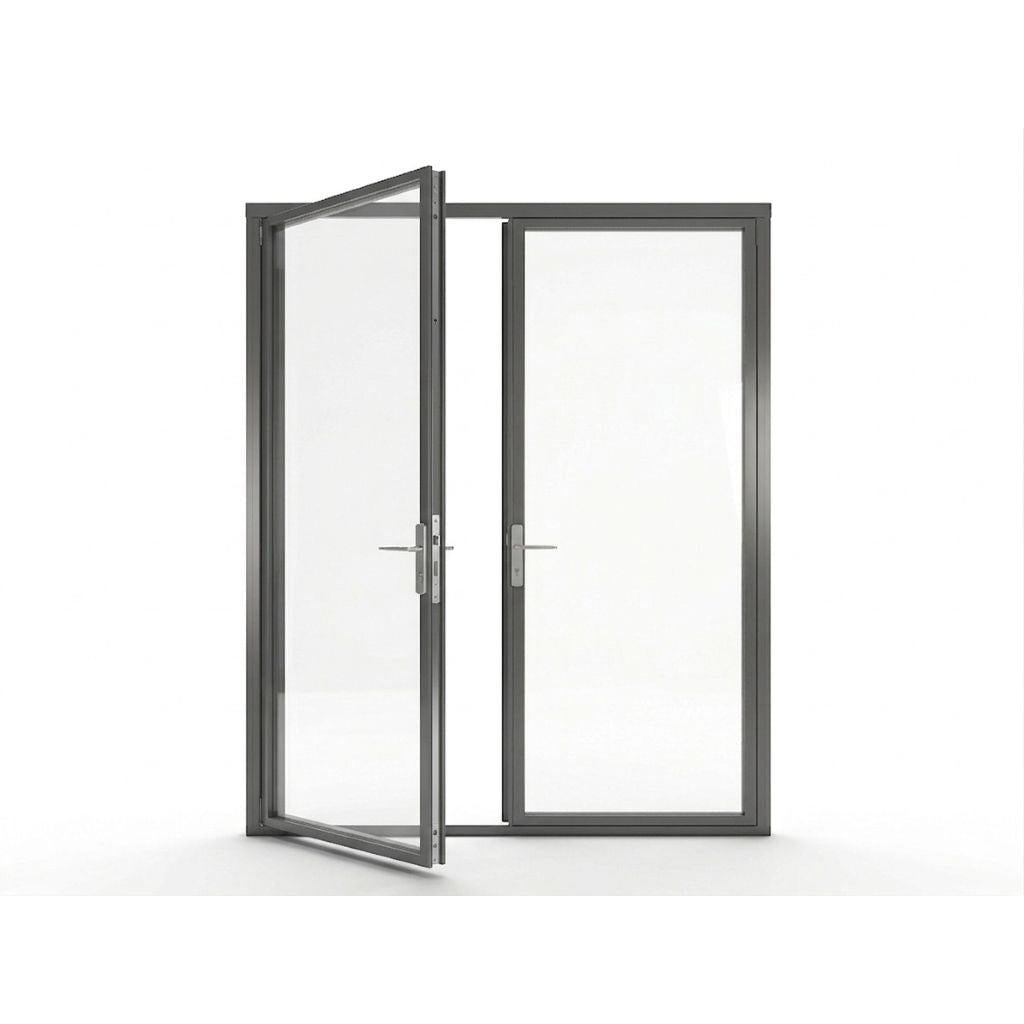 Light 1 Double - Aluminum Hinged Door | Aluminum Hinged Doors