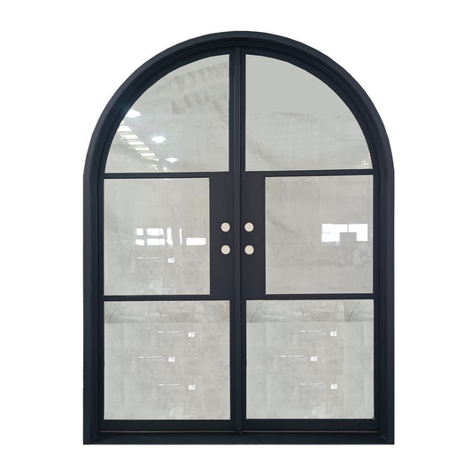 Light 3 - Double - Arch | Steel French Doors