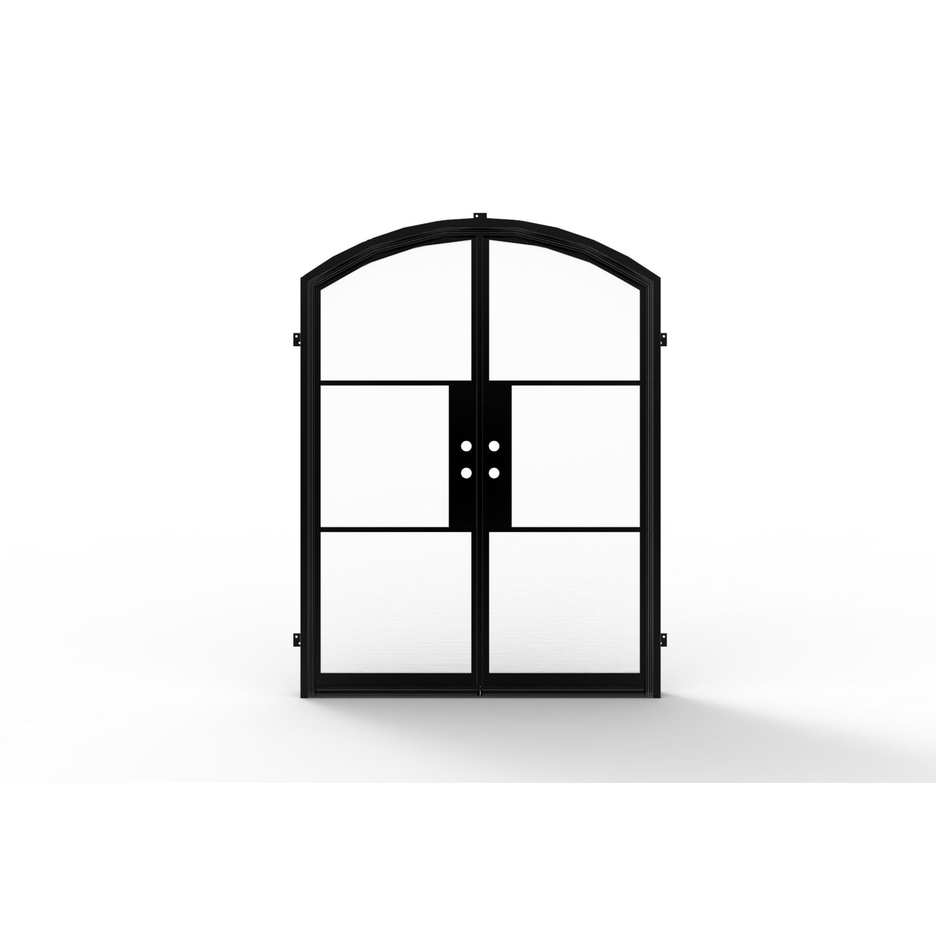 Light 3 - Double - Eyebrow | Steel French Doors