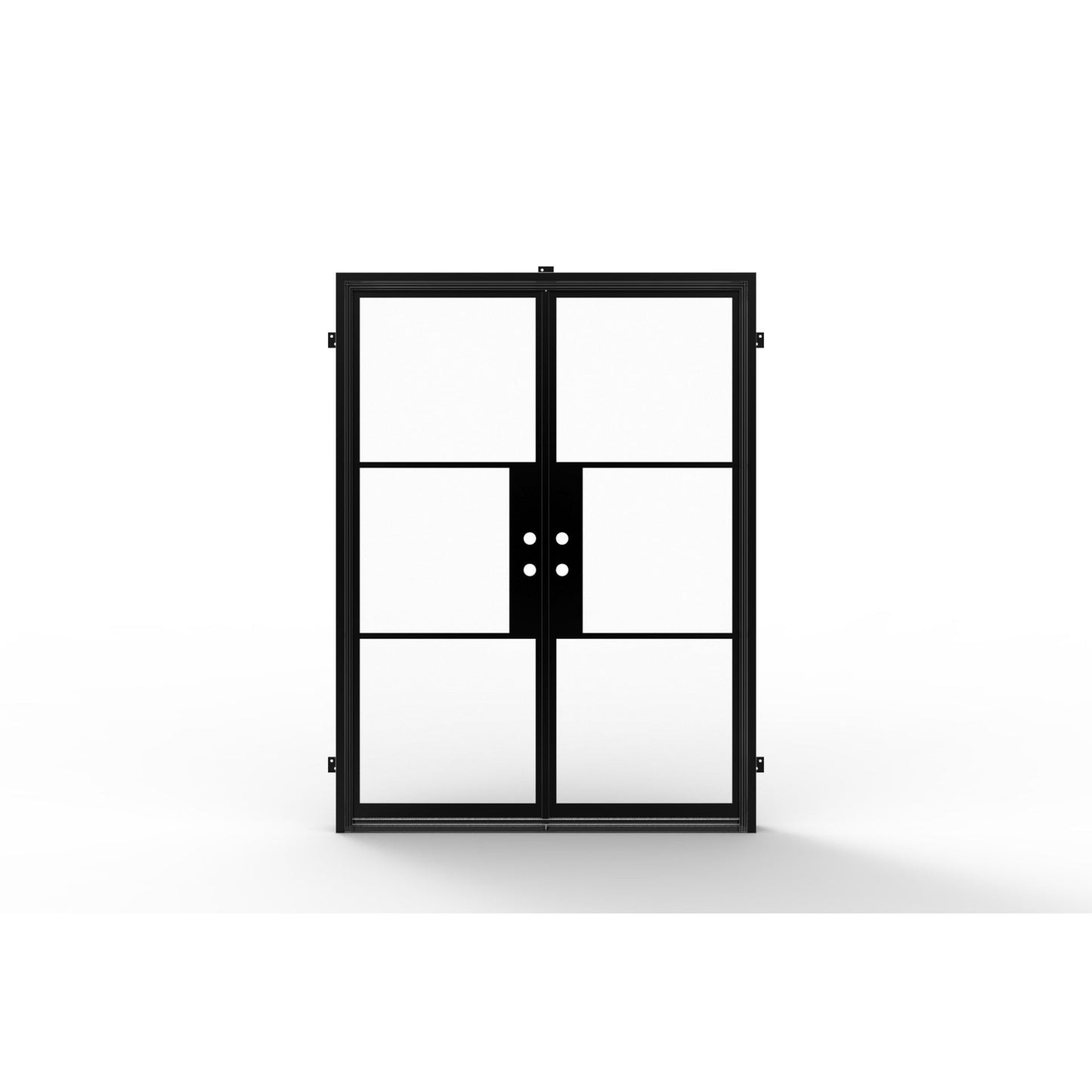 Light 3 - Double | Steel French Doors
