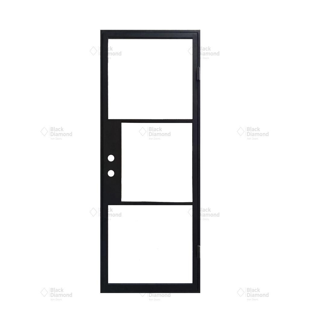 Light 3 - Single (Cold Weather + Thermal Break) | Steel French Doors