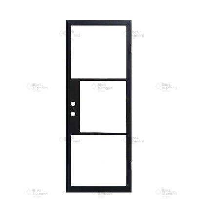 Light 3 - Single (Cold Weather + Thermal Break) | Steel French Doors