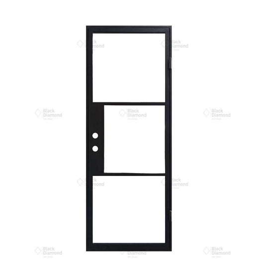 Light 3 - Single (Cold Weather + Thermal Break) | Steel French Doors