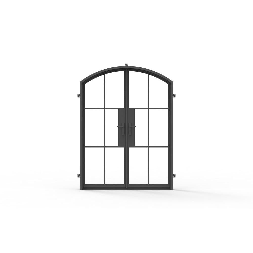 Light 6 - Double - Eyebrow | Steel French Doors